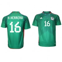 Maglie da calcio Messico Hector Herrera #16 Prima Maglia Mondiali 2022 Manica Corta